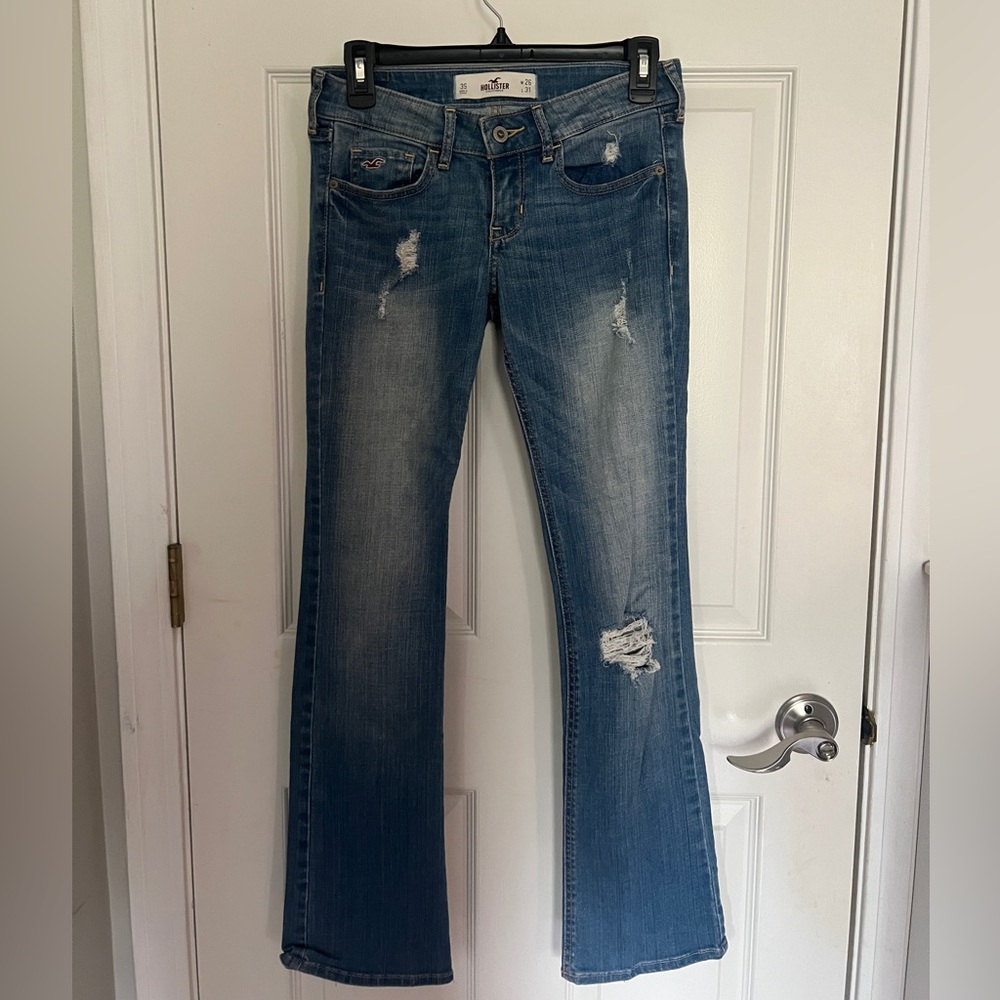 Hollister Low-Rise Flared Jeans